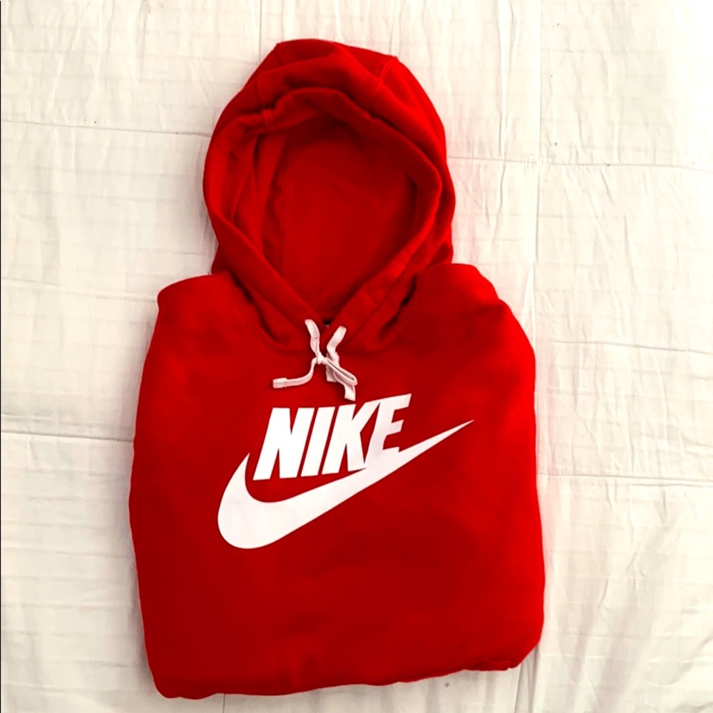 Men’s red Nike hoodie
